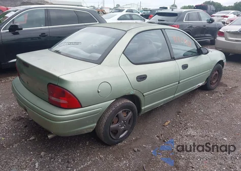 1998 Plymouth Neon Competition/Highline from USA, damaged, VIN 1P3ES47C1WD661917